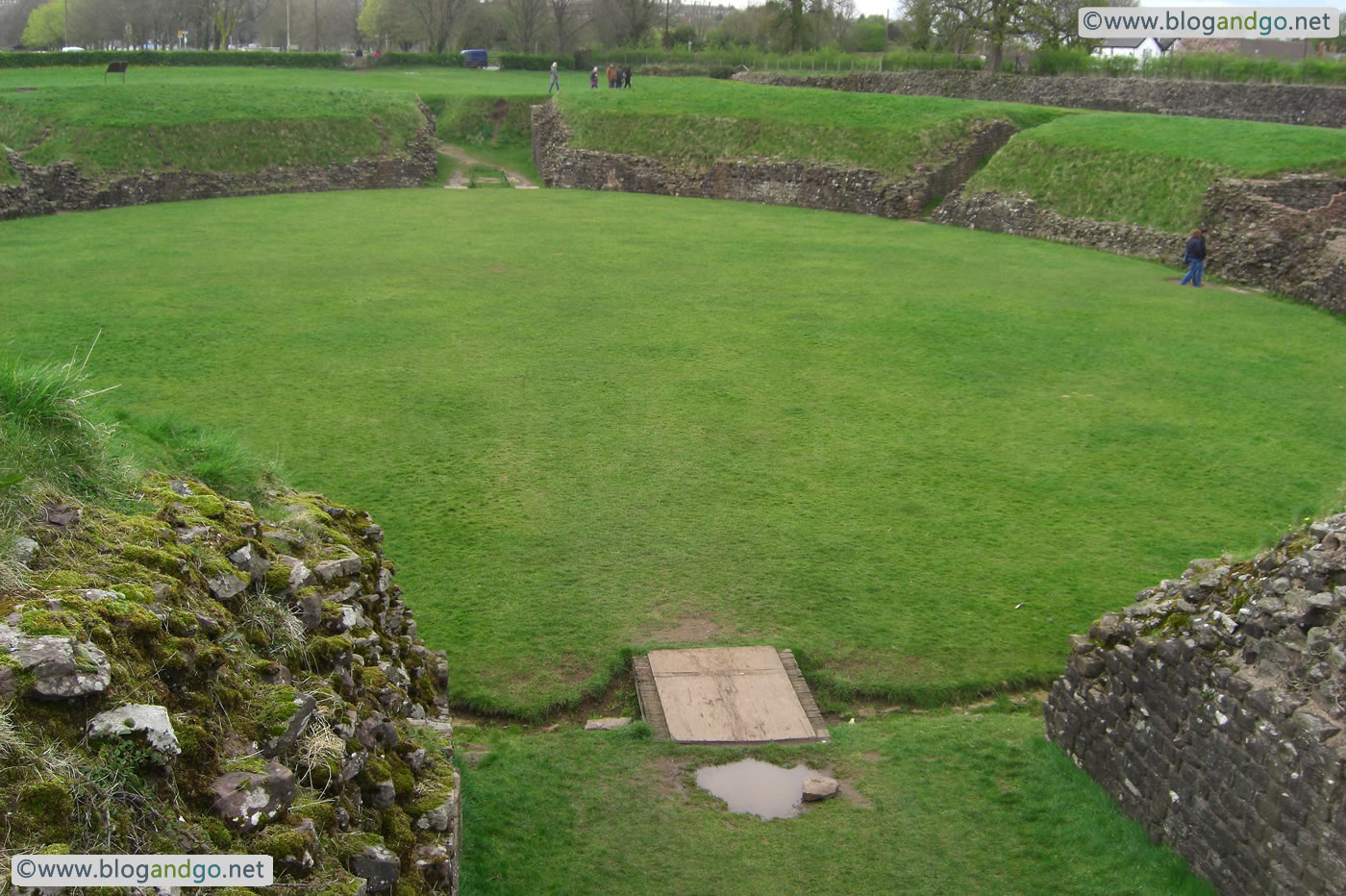 Caerleon - Main entrance to Caerleon amphitheatre